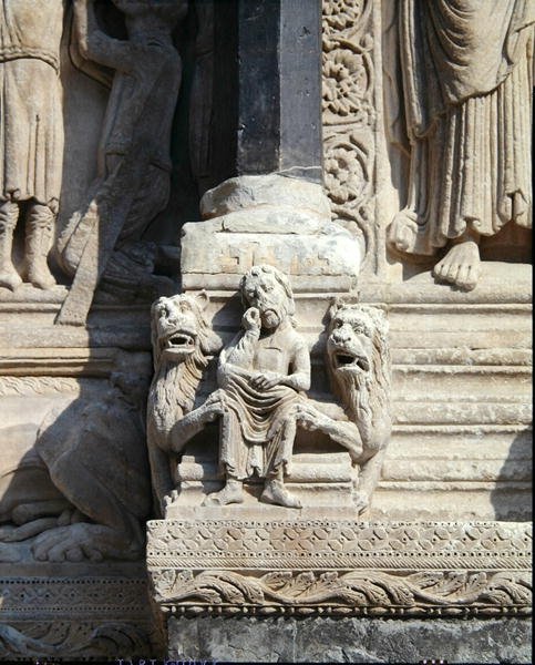 ಸಿಂಹಗಳ ಗುಹೆಯಲ್ಲಿ ಡೇನಿಯಲ್, ಪೋರ್ಟಲ್ ಟರ್ಕ್‌ನಿಂದ ವಿವರ by French School
