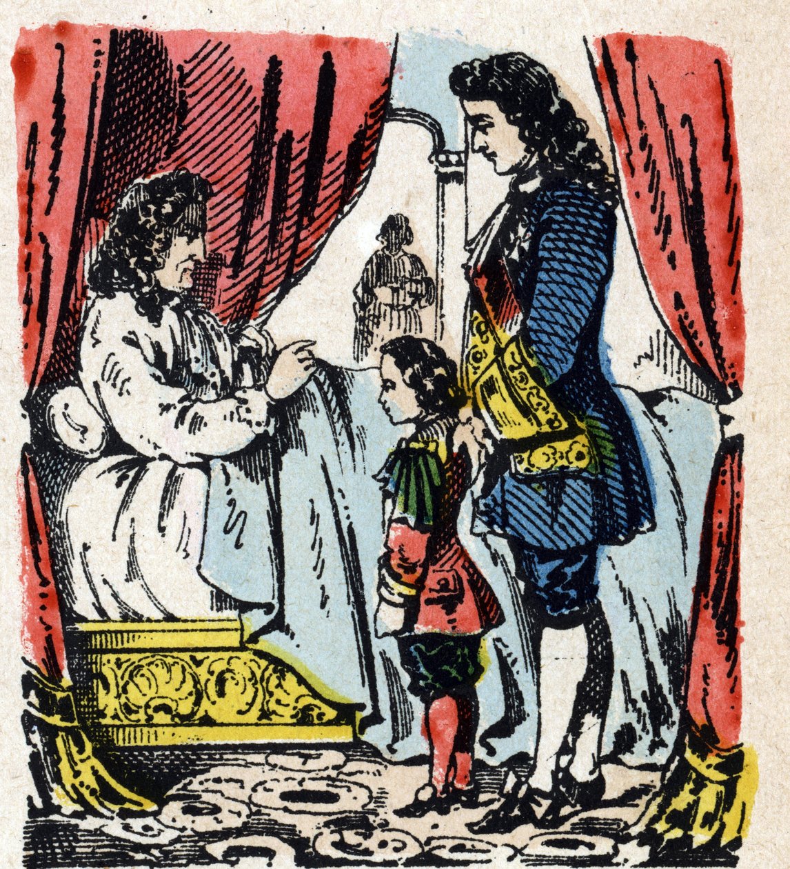 Louis XIV'in Versay'da ölümü, 1 Eylül by French School