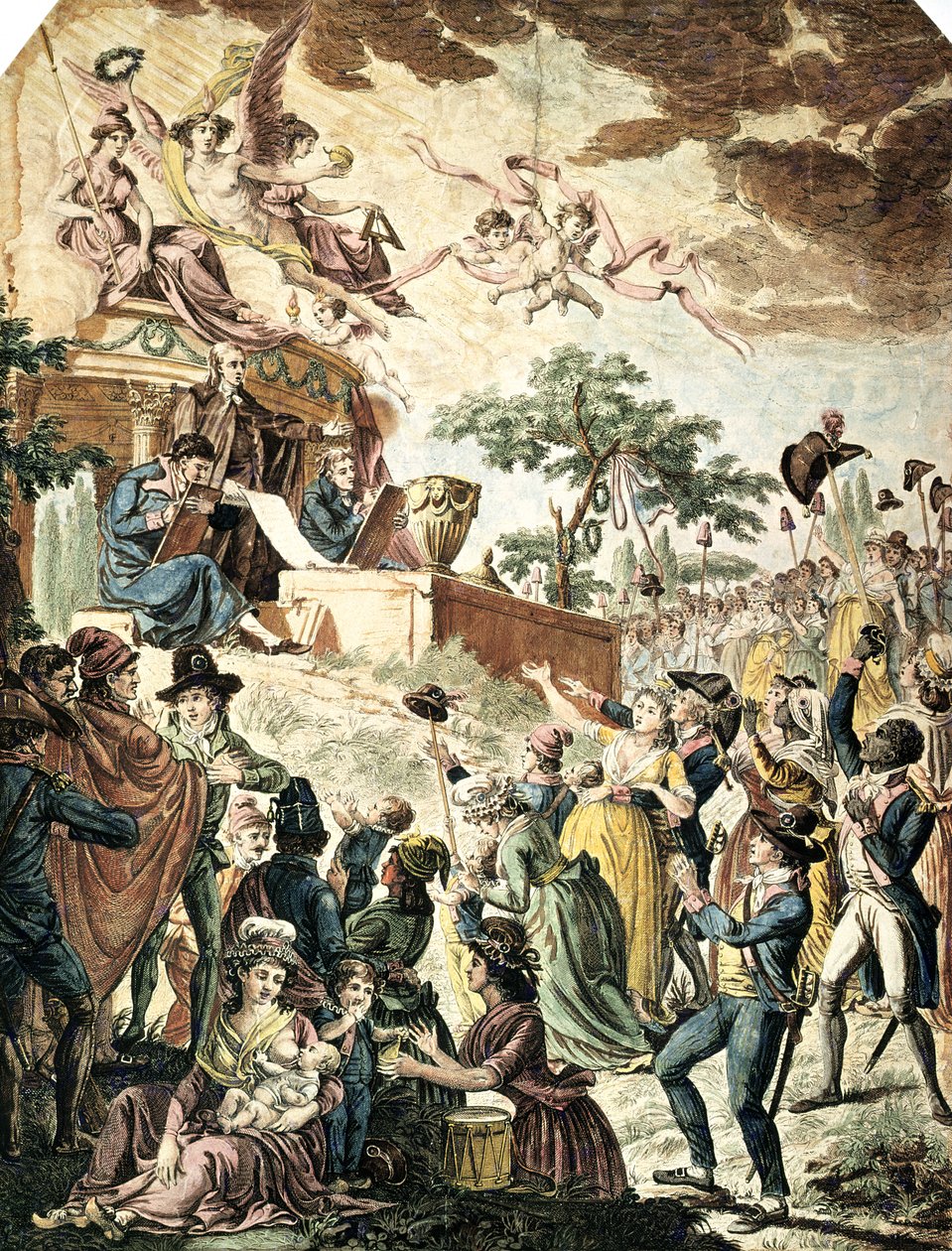 Kolonilerde Köleliği Kaldıran Ulusal Sözleşme Kararnamesi, 4 Şubat 1794 by French School