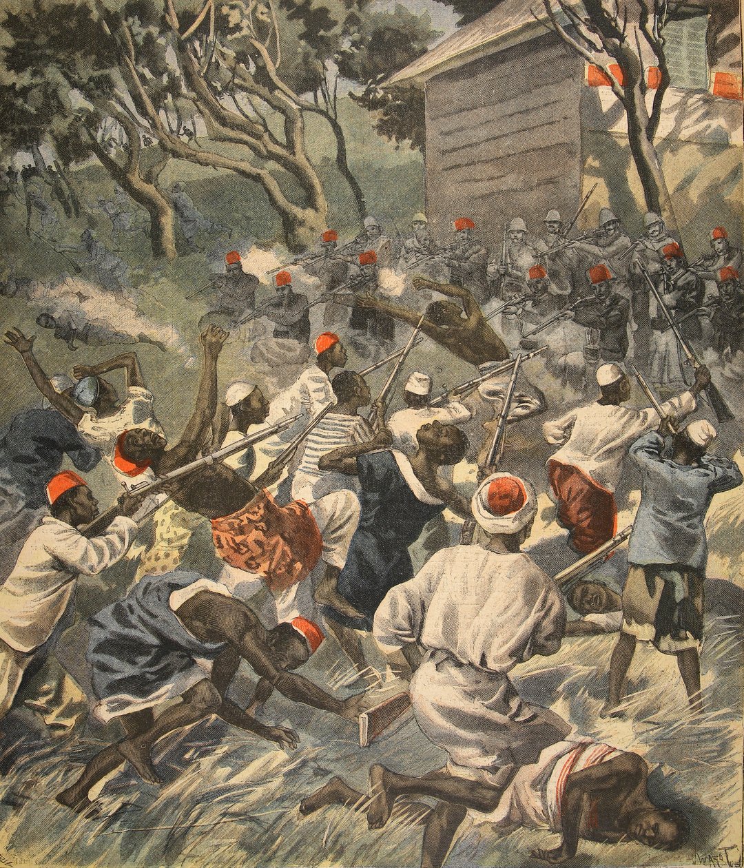 Sakalava halkını yenmek, Madagaskar, Le Petit Journal