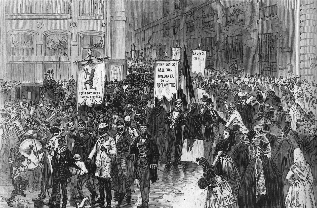 İspanyol kolonilerinde köleliğin kaldırılması için 1873
