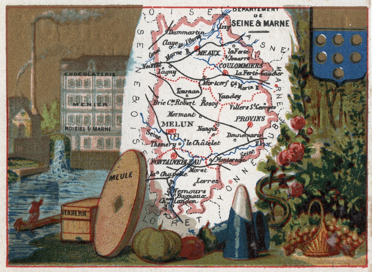Seine ve Marne Departmanı (Seine-Et-Marne, 77), Ile de France (Ile-De-France), Fransa. Yerel uzmanlık: Noisiel sur Marne