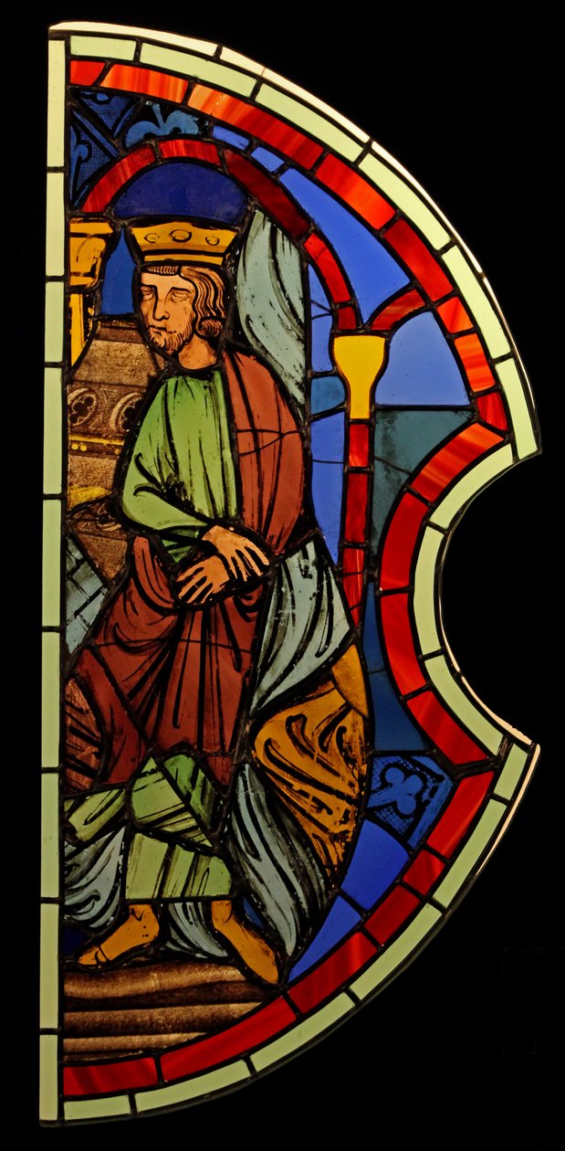 Oturan bir kralı tasvir etmek, eski Ste Chapelle by French School