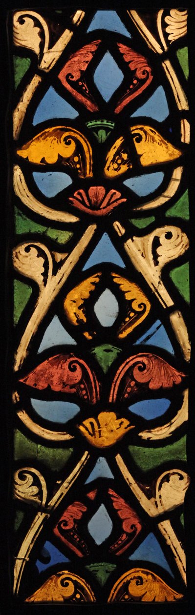 Bir bordür panelini gösteren (eski St Denis 1140-44?) by French School