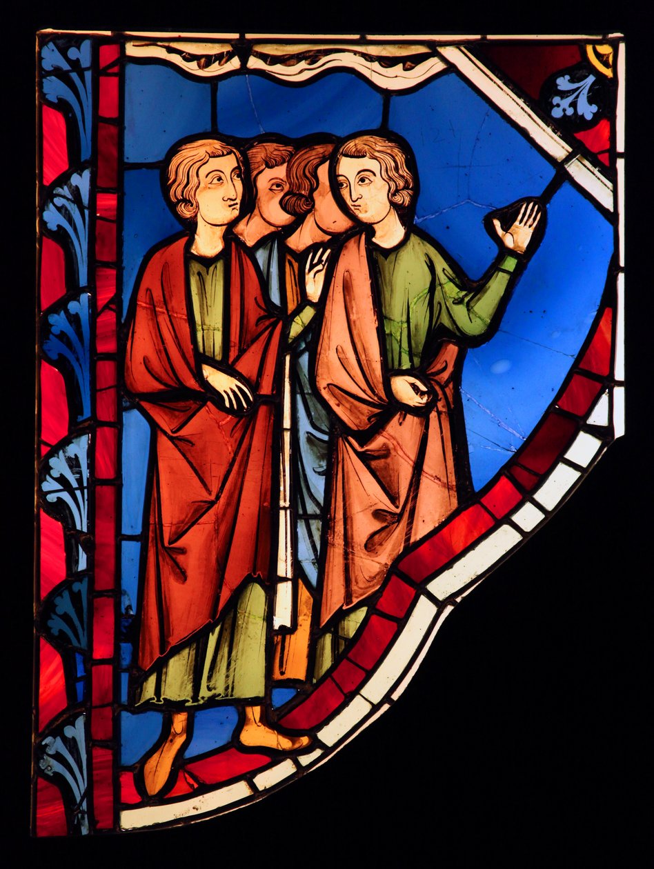 Bir grup insanı tasvir etmek, eski Ste Chapelle, Bay G by French School