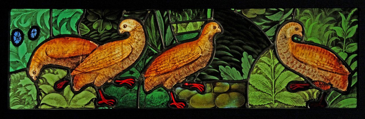 dört keklik tasvir by French School