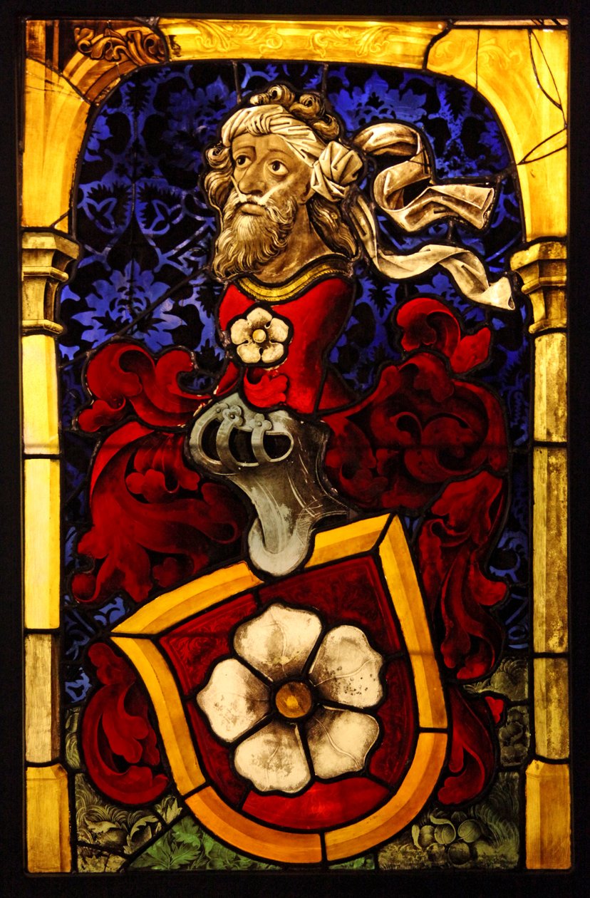 Mullenheim ailesinin kollarını tasvir eden, c.1467. Peter Hemel