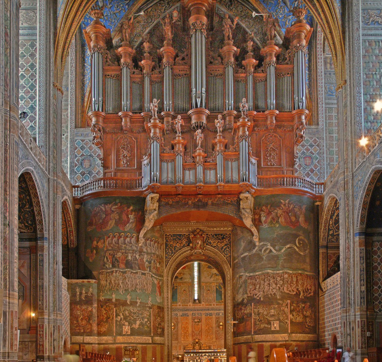 Organın Son Yargı ile tasvir edilmesi by French School