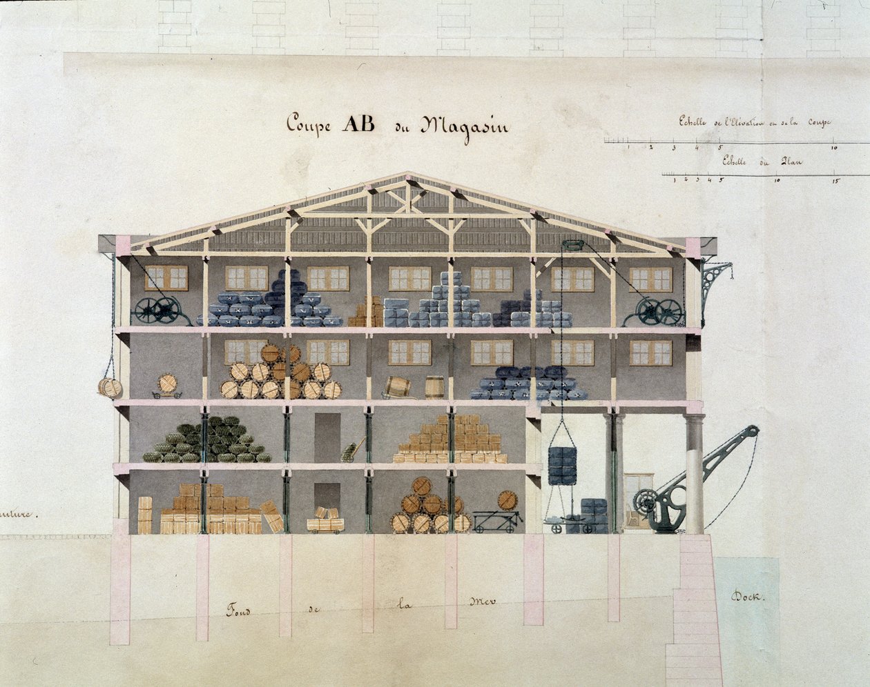 22409 detayı: Marsilya Şehri: Dock de la Tourelle - Mağazalardan birinin detayı: Coupe AB du magasin by French School