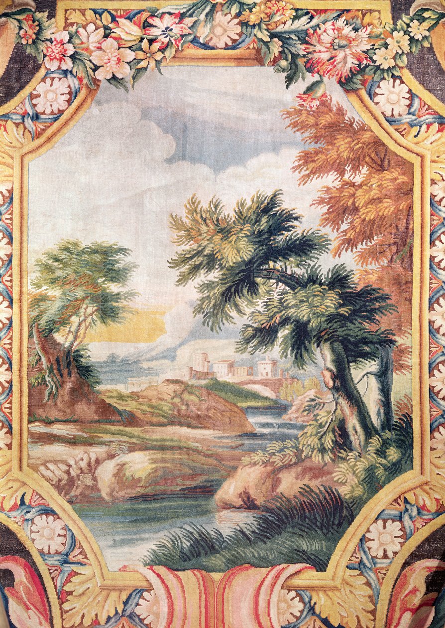 Bir Peyzaj Detayı, Savonnerie Atölyesi (goblen) by French School