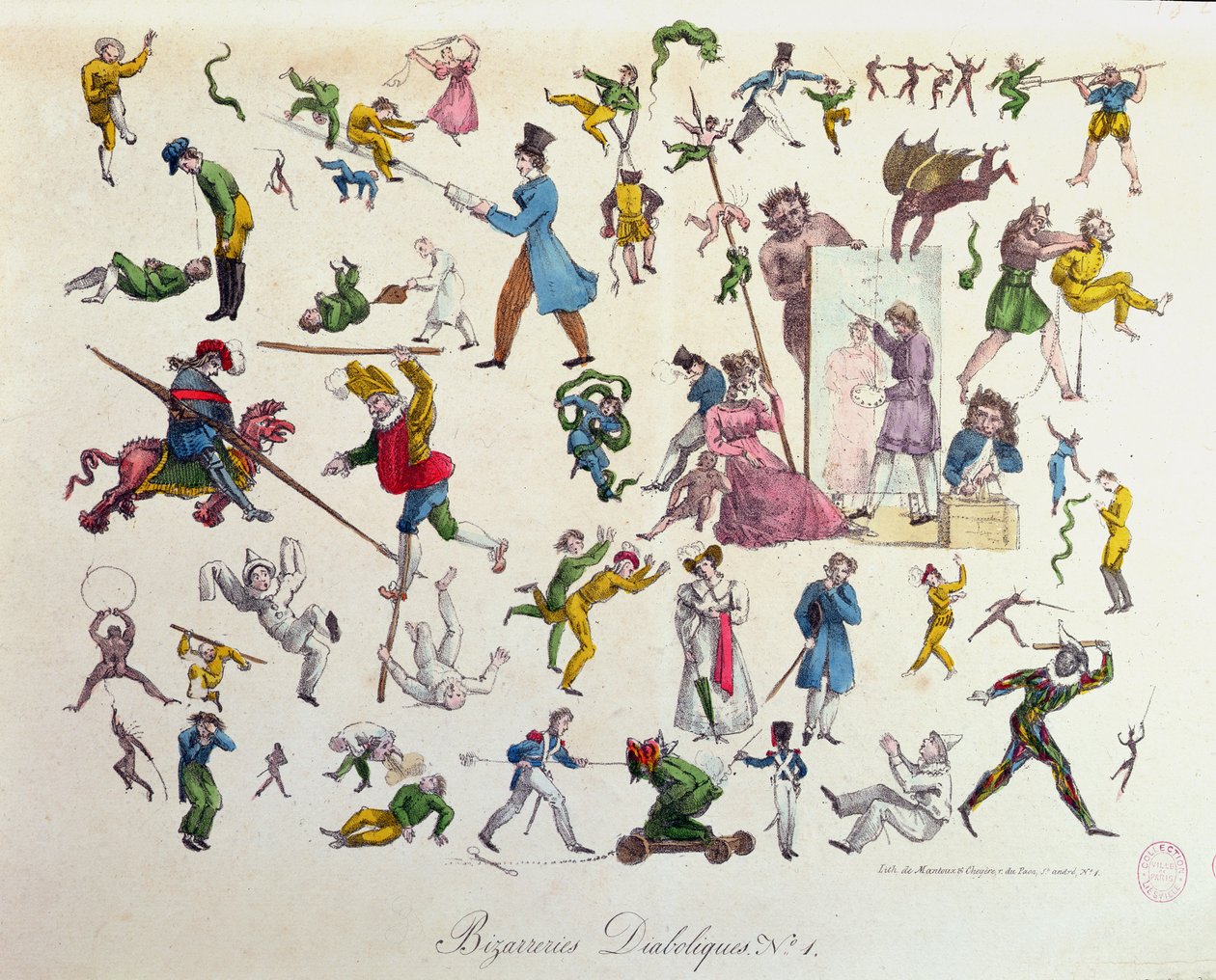 Şeytani Tuhaflıklar, 1823 by French School