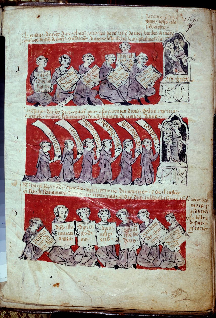 Yoksullara giysi ve yiyecek dağıtımı, Hubant Koleji öğrencilerinin yaşam manzaraları, Latin Mahallesi