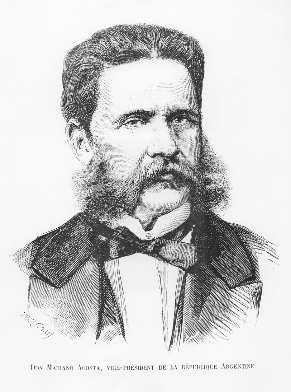Arjantin Devlet Başkan Yardımcısı Don Mariano Acosta by French School