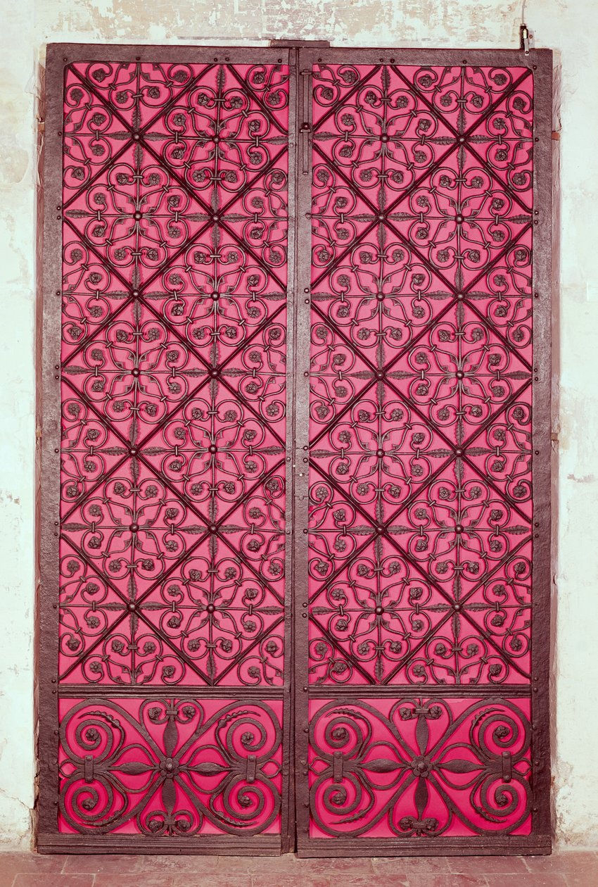 Rouen Katedrali korosundan kapı (demir) by French School