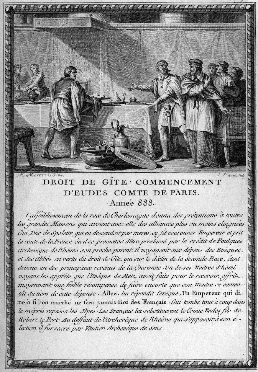 Droit de Gite, Eudes