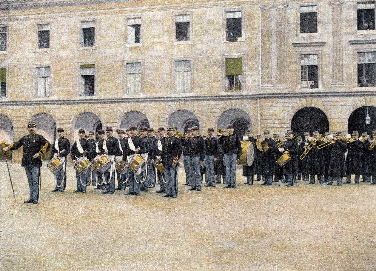 Davullar, borazanlar ve müzik - "" Militaire Albümü"nde - Legion of the Guard by French School