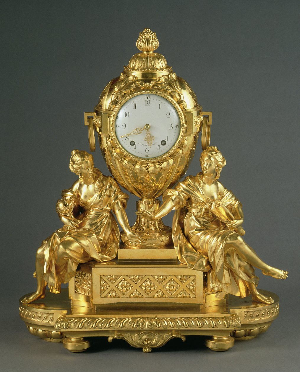 Erken Louis XVI Mantel Saati, c.1765 (ormolu) by French School
