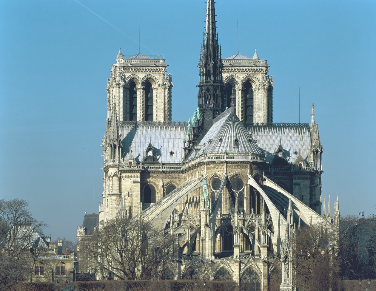 Notre Dame'ın doğu ucu, 1163-1345 by French School