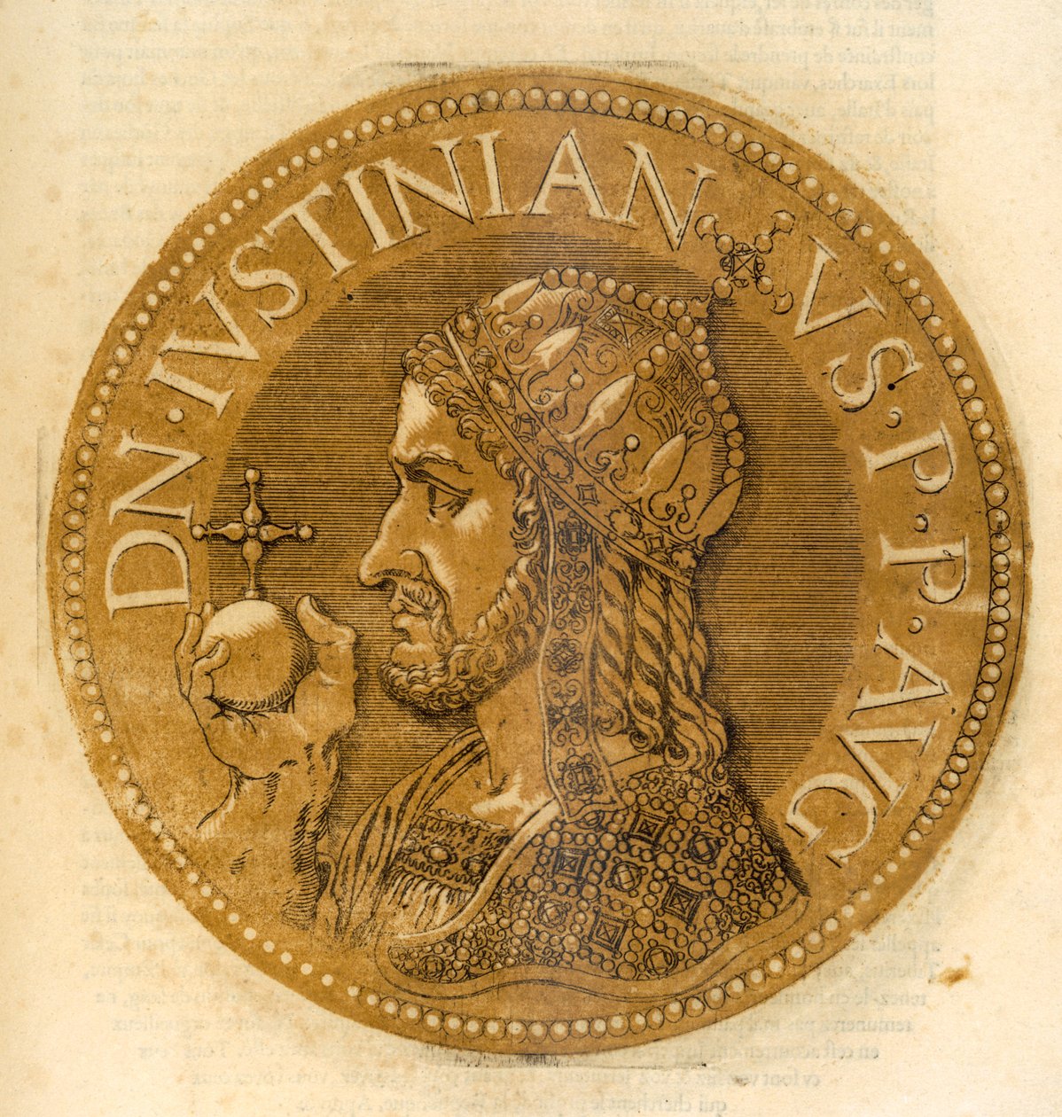 Doğu Roma İmparatoru I. Justinian by French School