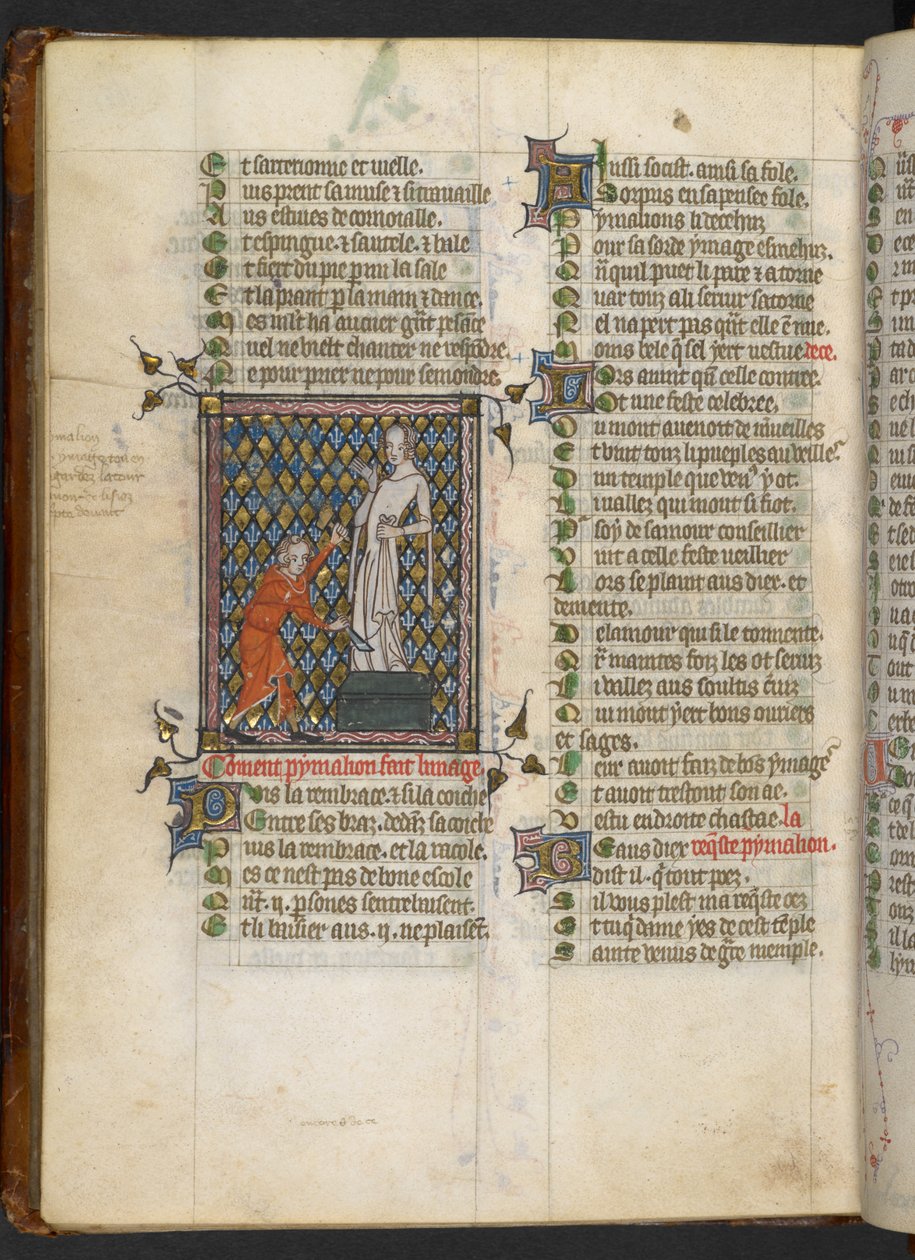 Egerton MS 881, f.165v (parşömen) by French School