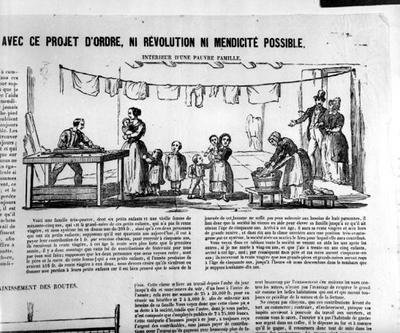 Yoksul Bir Ailenin İçini Betimleyen Seçim Posteri by French School