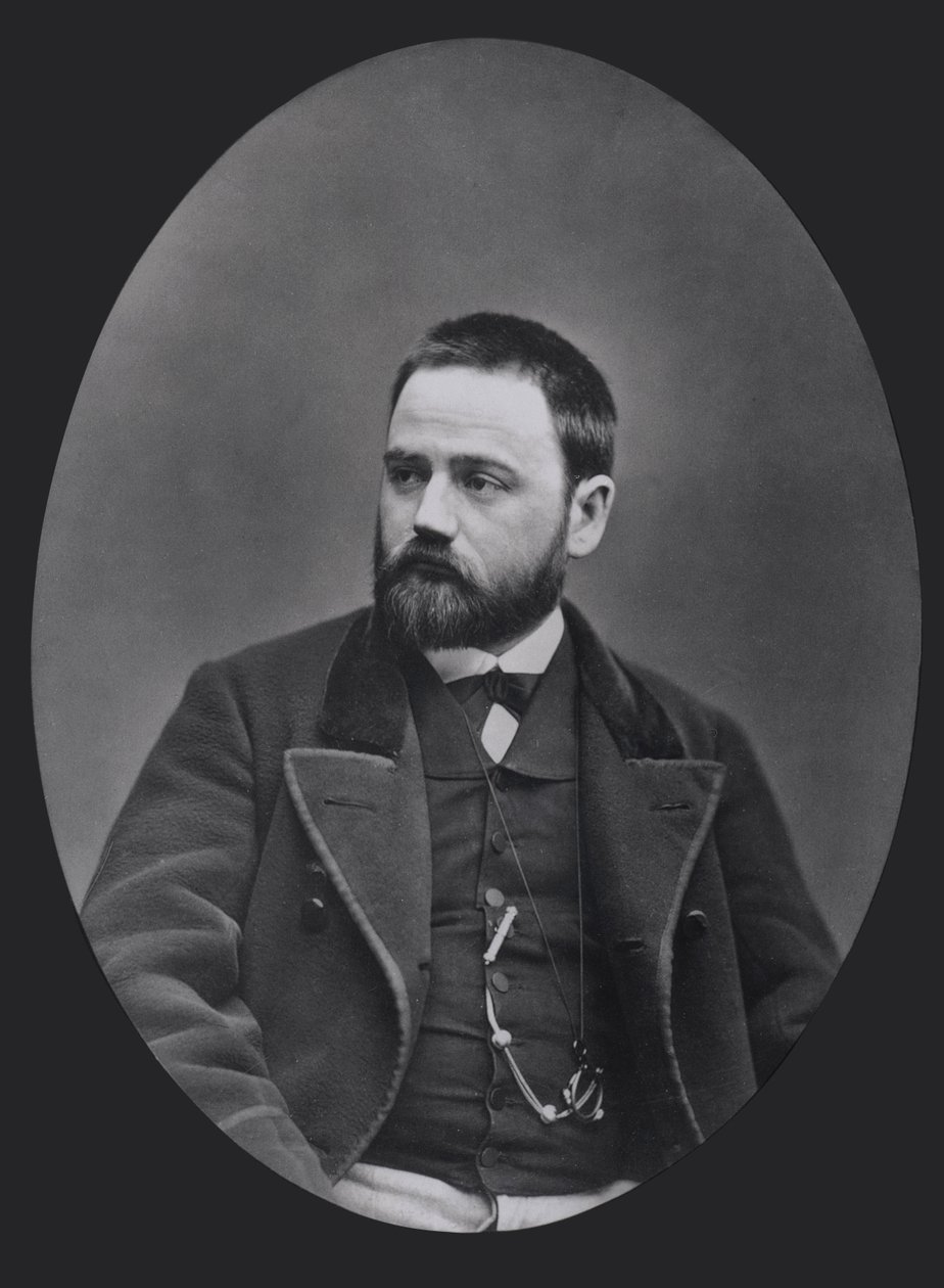 Emile Zola (1840-1902), yaklaşık 1870-80 by French School