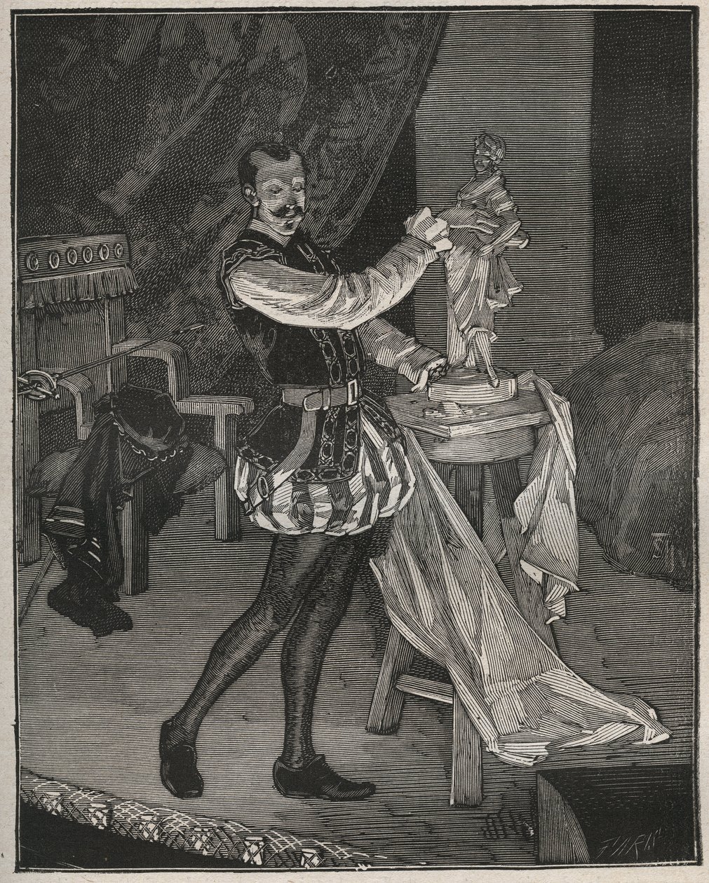 Etienne Marin Melingue (1808-1875), Alexandre Dumas pere