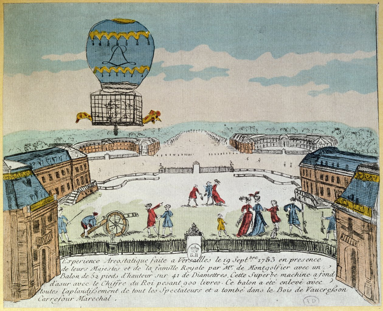 Montgolfier kardeşlerin Versay