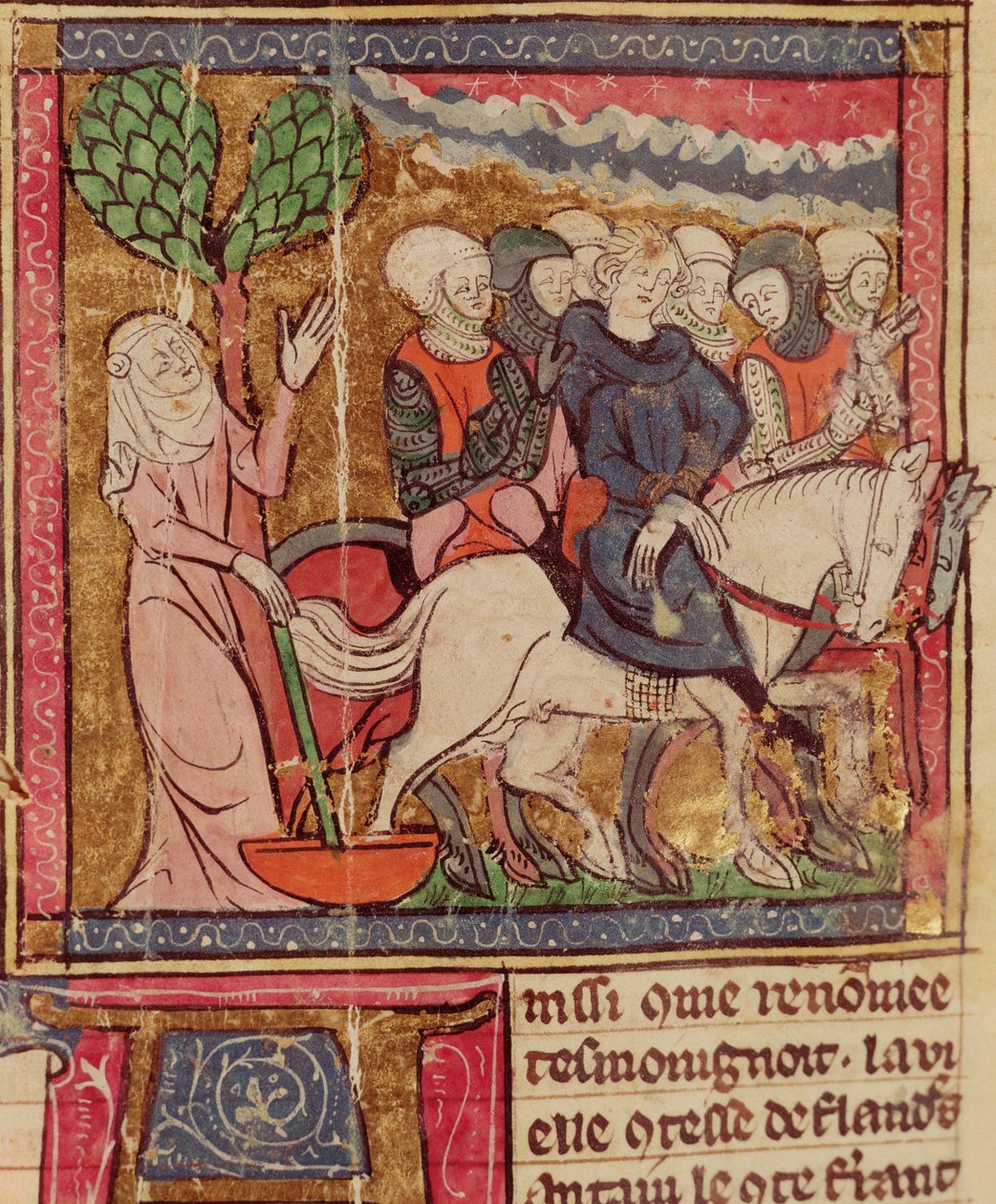 F.288r Portekizli Ferdinand (1186-1233) Bouvines Savaşı