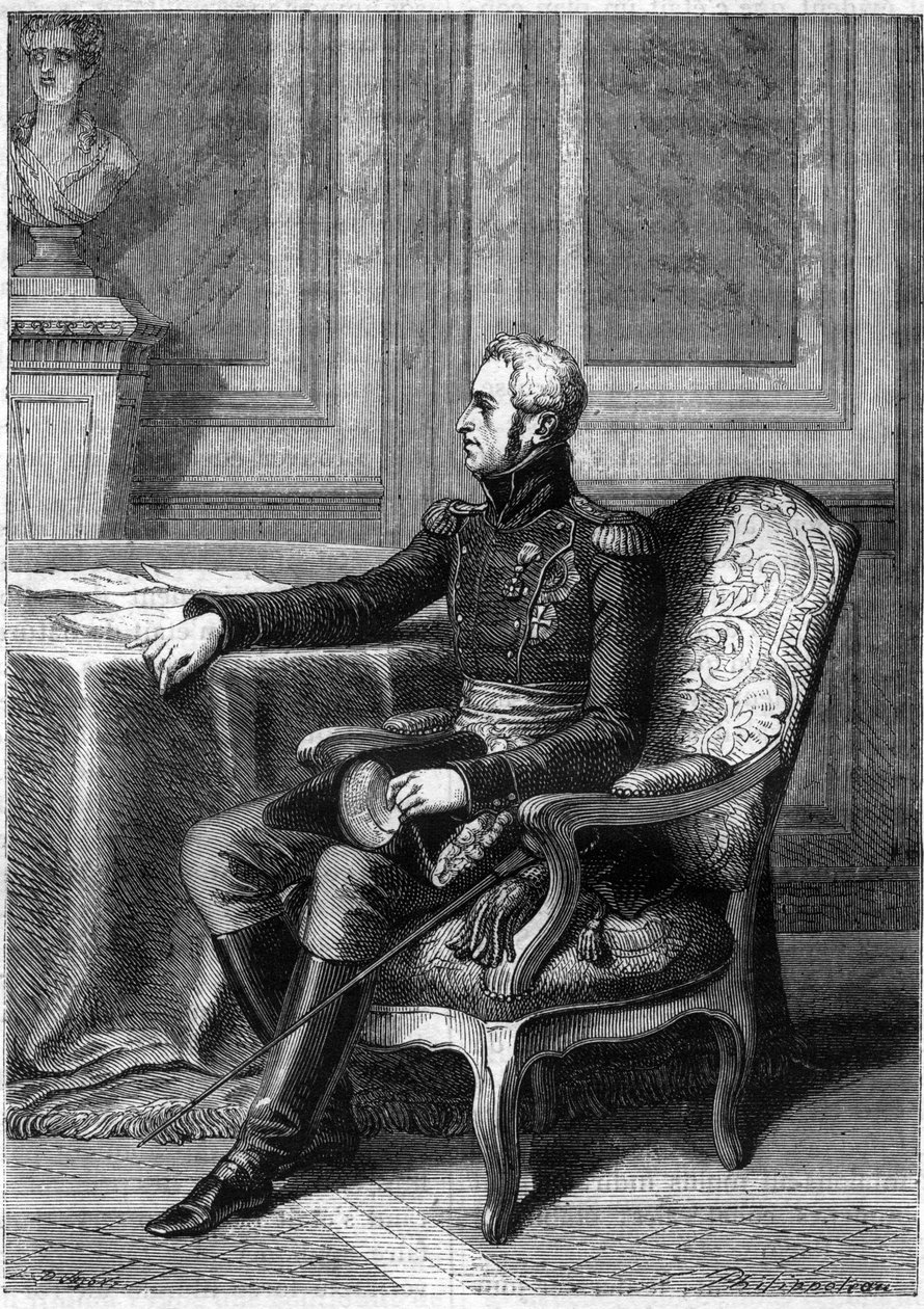 DANİMARKA VI. FREDERICK VI - Danimarka Kralı VI. by French School