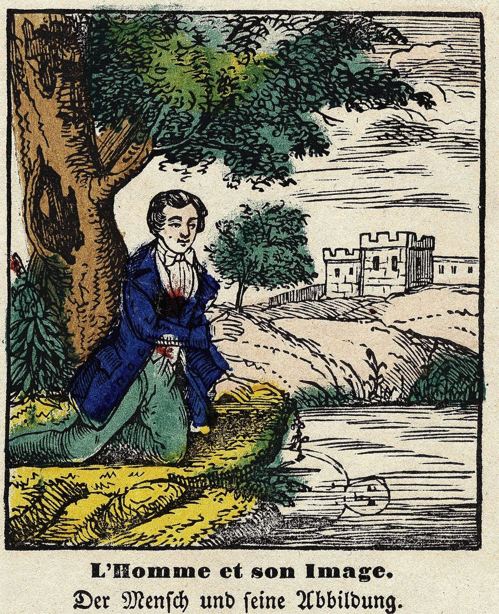 Fables de La Fontaine: insan ve imajı. Epinal