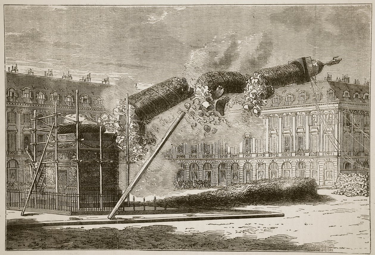 Vendome Sütununun Düşüşü, Nisan 1871, Cassells