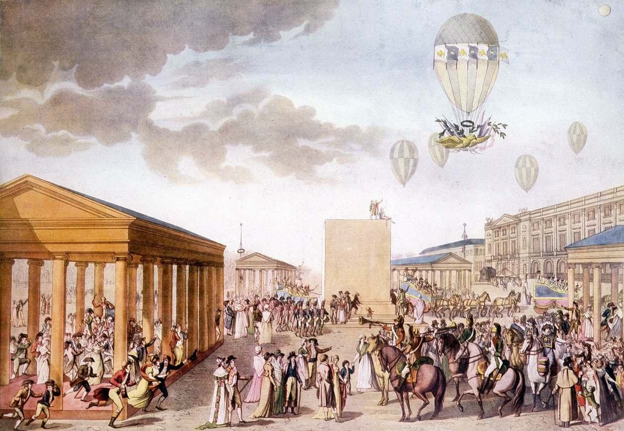 İmparatorluk majestelerinin taç giyme ve taç giyme bayramı by French School