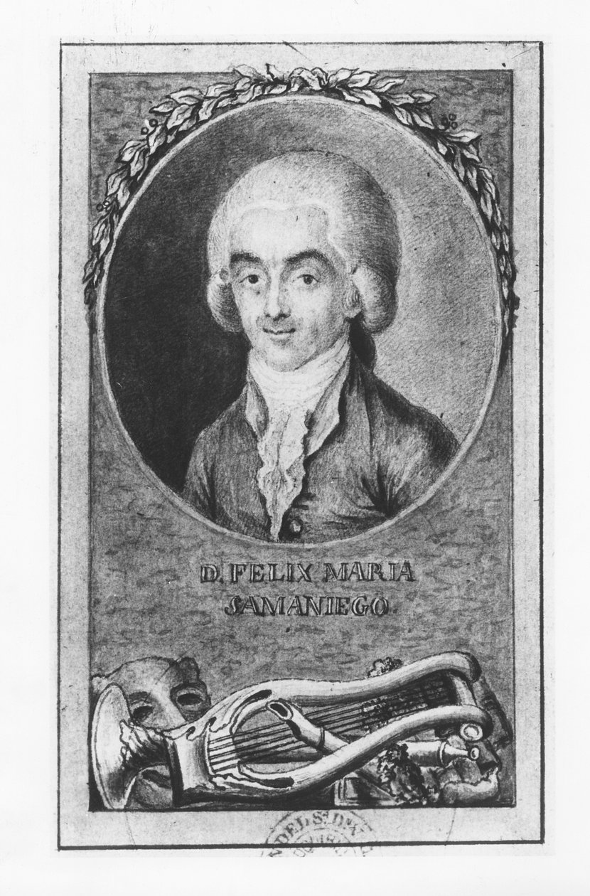 Felix Maria de Samaniego (taş) by French School