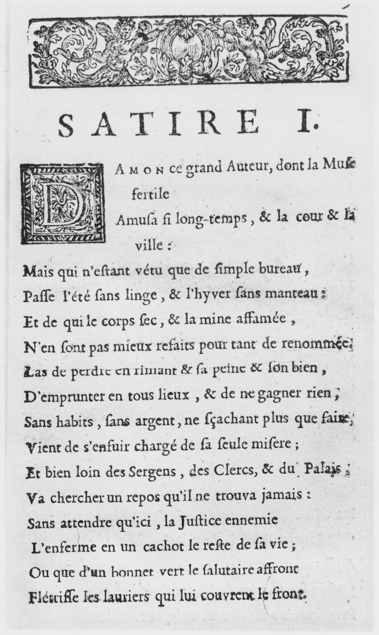 Boileau-Despreaux olarak bilinen Nicolas Boileau