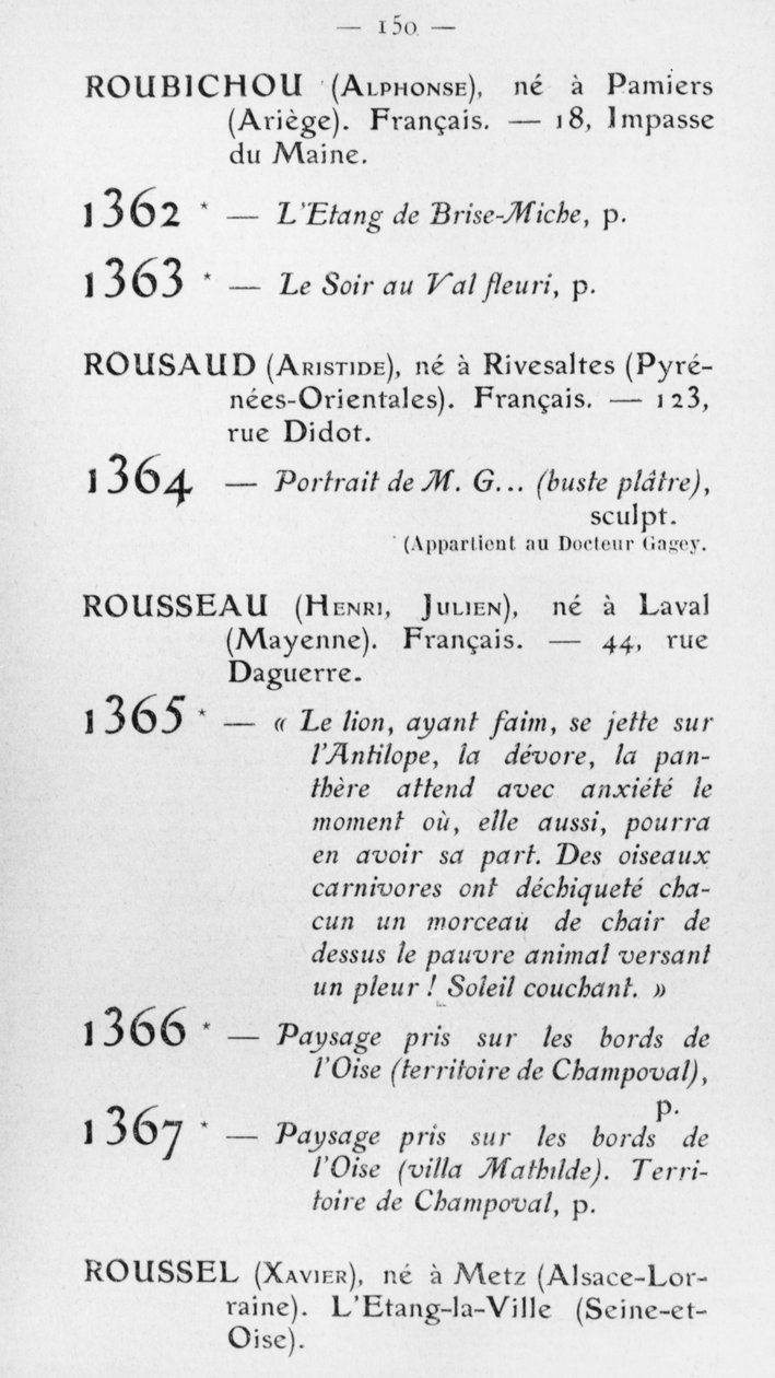 Le Douanier Rousseau