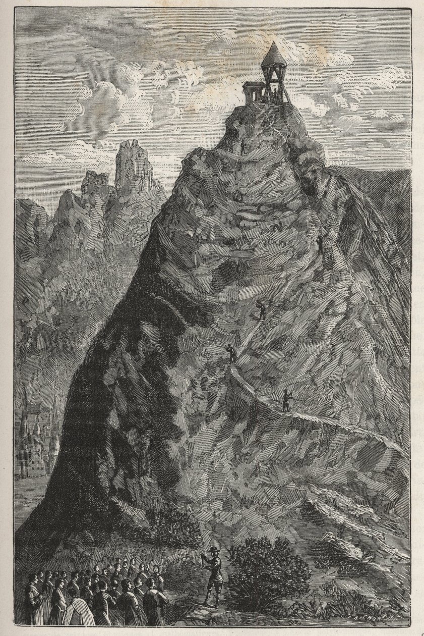 Florin Perier, Puy de Dome zirvesinde Torricelli deneyini yapıyor, 19 Eylül by French School