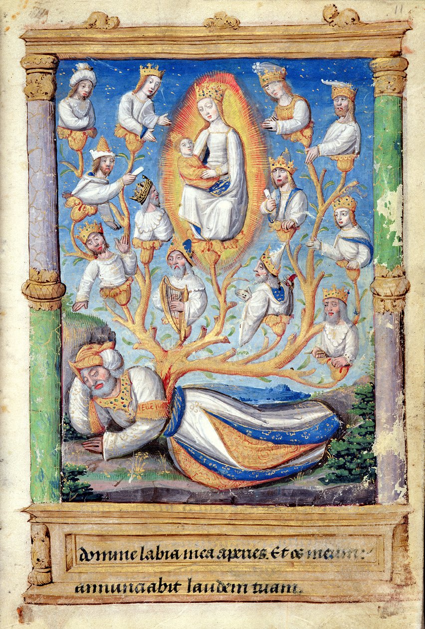 Fol.11r Jesse Ağacı, Heures a l