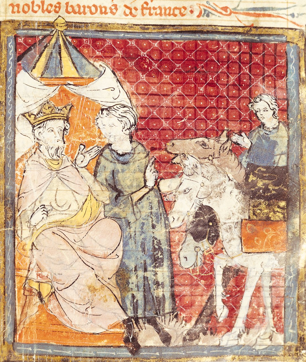 Fol. 133r Roland, Charlemagne