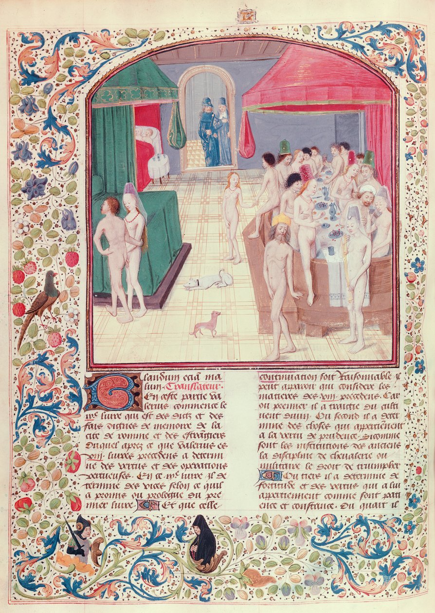 Fol.414v, Gerçekler ve akılda kalan sözler by French School