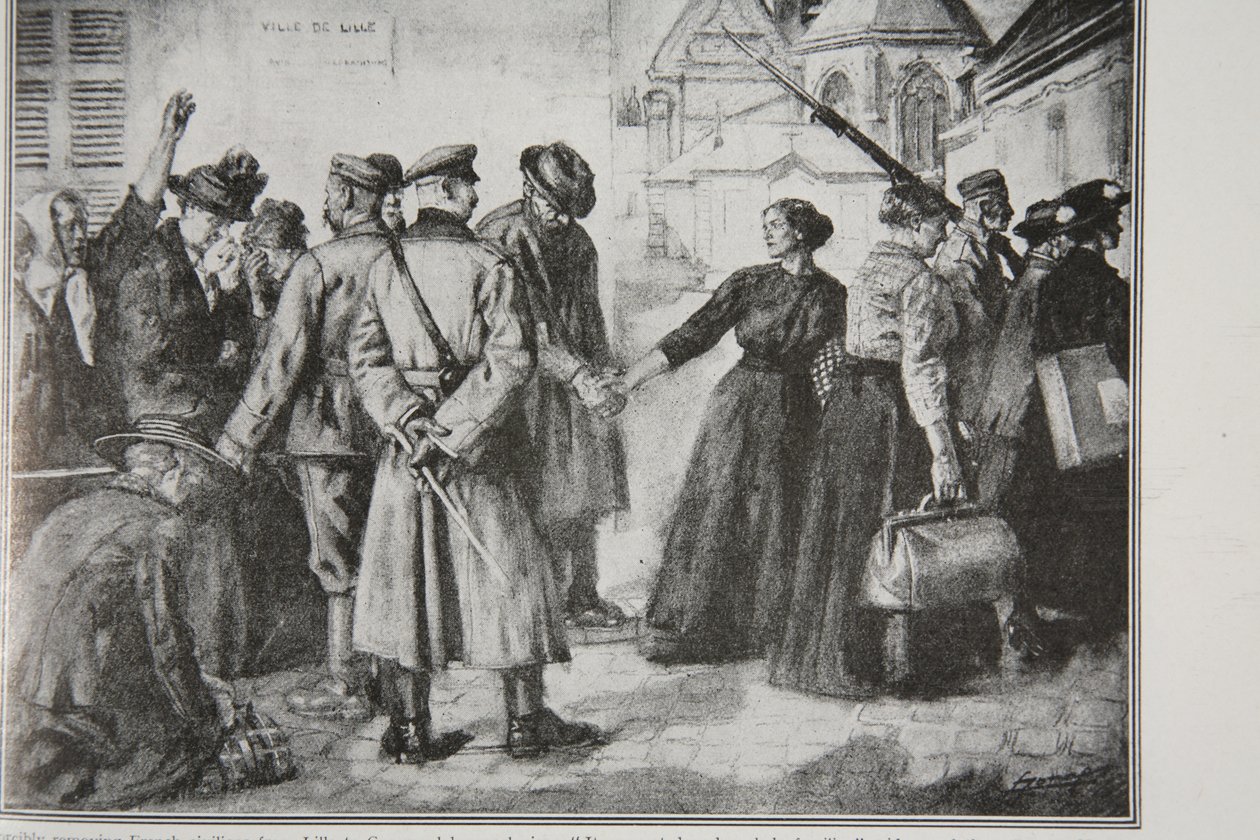Fransız sivilleri Lille