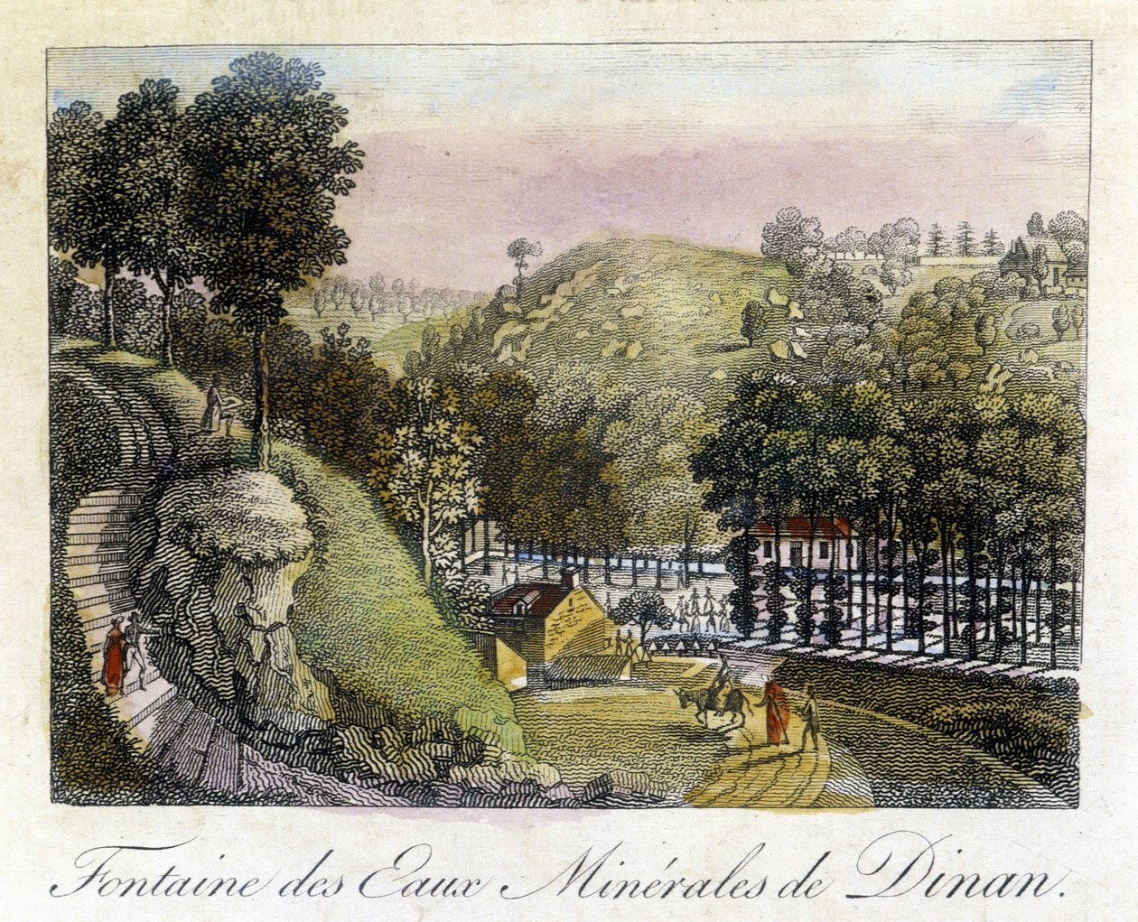 Dinan maden sularının çeşmesi by French School