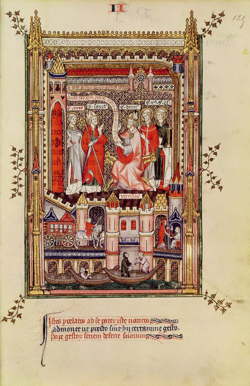 Fr 2091 fol.125 St. Saintin ve St. Antonin, St. Denis