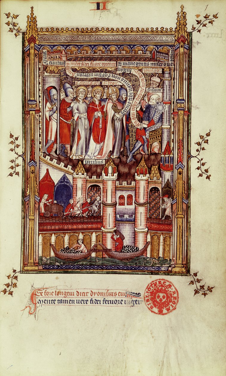Fr 2092 f.1 Vie de St. Denis