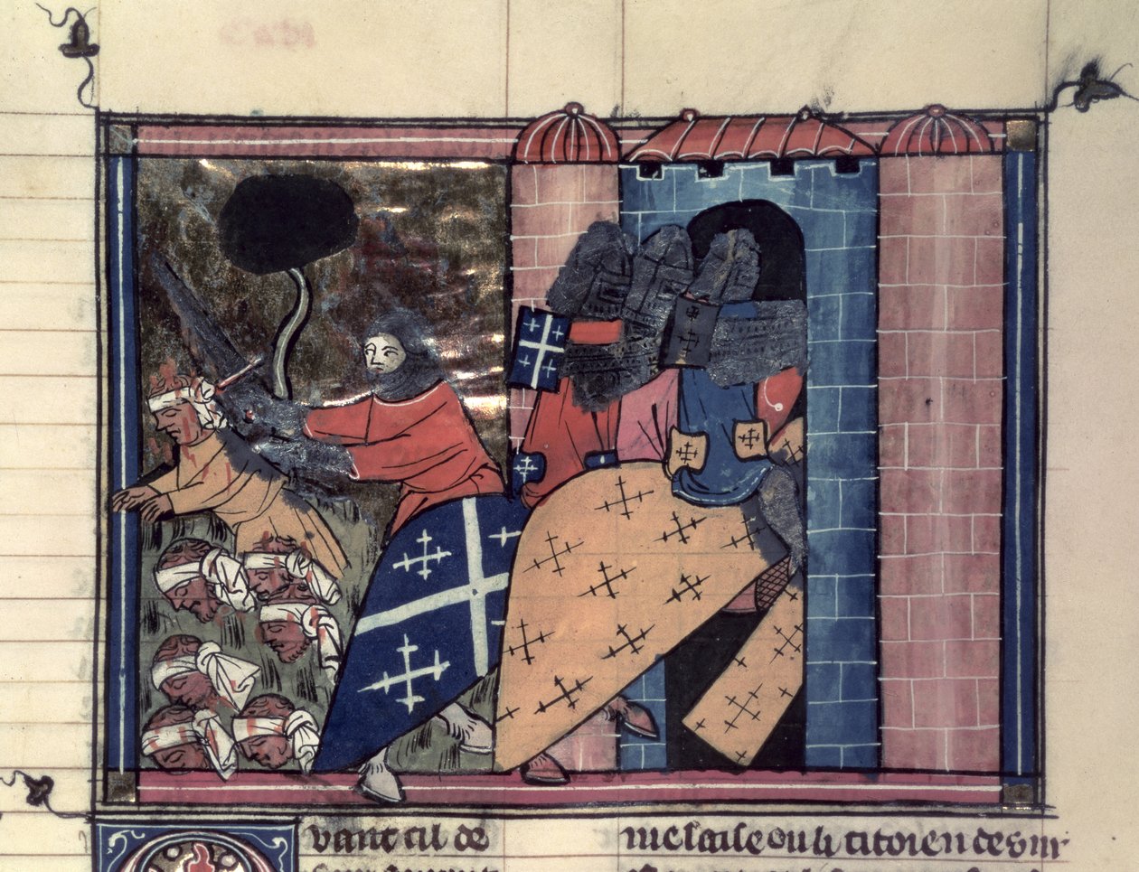 Fr 22495 fol.115r Le Roman de Godefroi de Bouillon