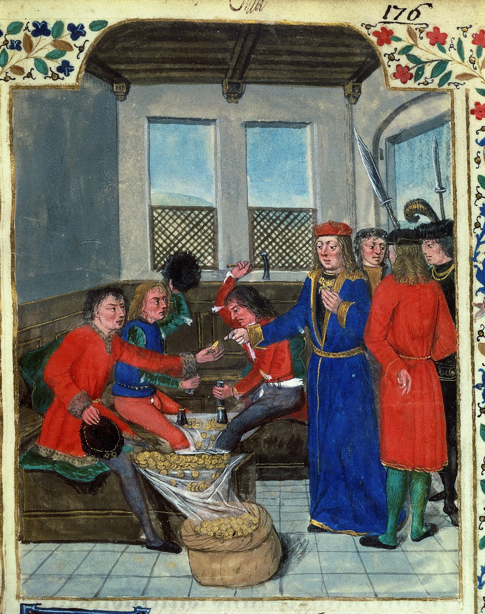 Fr 23927 f.5 Nicolas Oresmes tarafından Kral VII. Charles Tarafından Yapılan Paranın Kullanımına İlişkin Kraliyet Düzenlemelerinden paranın icadı ve üretimi by French School