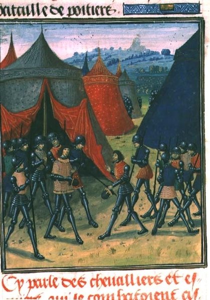 Fr 87 fol.8 Galler Prensi Fransa Kralı