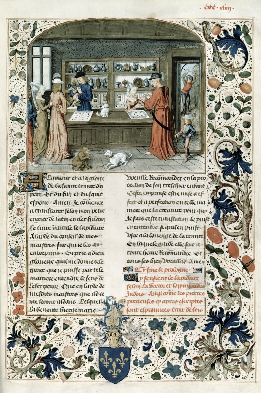 Fr 9136 f.344 Kuyumcu Dükkanı, Lapidaire de Mandeville