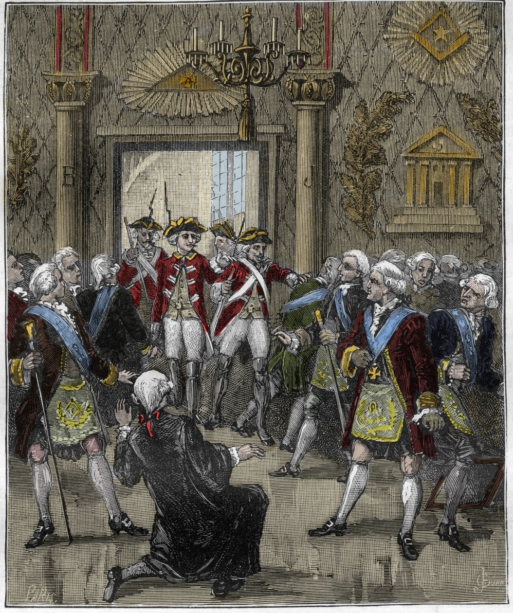 Franc-Maconnerie (Franc Maconnerie) Haziran 1745