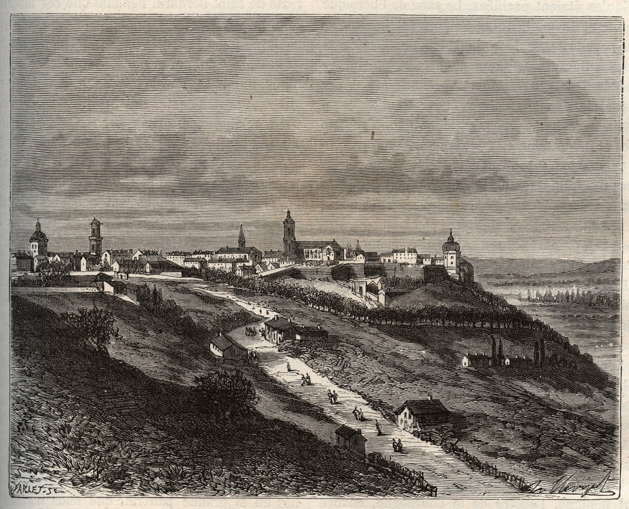 Fransa, Champagne-Ardenne, Haute-Marne (52), Langres - V.-A. Malt Brown. 1884 by French School